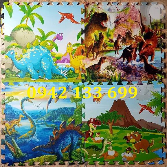 Thảm Cao Su Cho Bé Hình Khủng Long Thảm Cao Su Cho Bé Hình Khủng Long